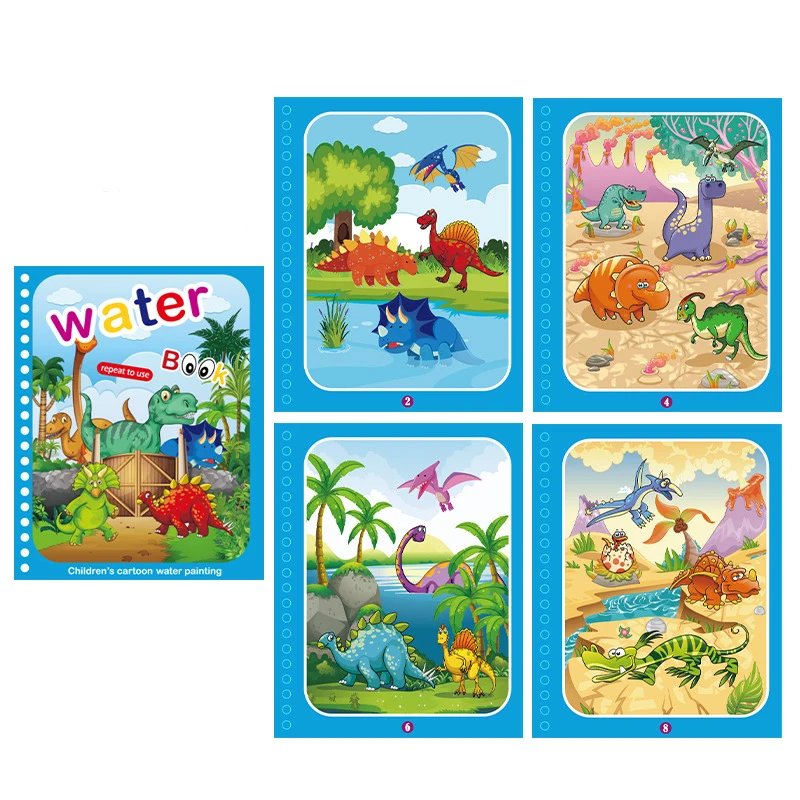 NEW Kids Magic Water Drawing Books Coloring Books Painting Toys for Kids Birthday Christmas New Year Gift for Boys and Girls