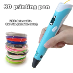 Electronic 3D Printing Pen High-Temperature 3D Graffiti Tool Intelligent Toy Christmas Birthday Gift
