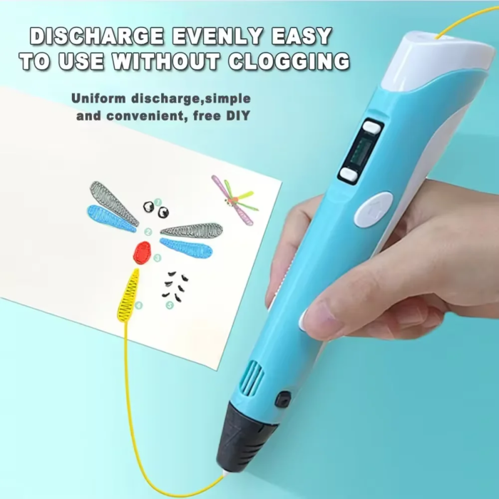 Electronic 3D Printing Pen  High-Temperature 3D Graffiti Tool Intelligent Toy Christmas Birthday Gift - Image 4