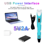 Electronic 3D Printing Pen High-Temperature 3D Graffiti Tool Intelligent Toy Christmas Birthday Gift - Image 6