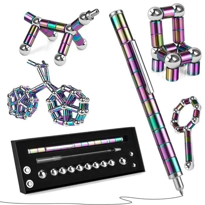 Decompression magnetic pen, fidgeting magnetic pen, multifunctional novel pen for relieving fidgety pressure, a gift for friends - Image 1