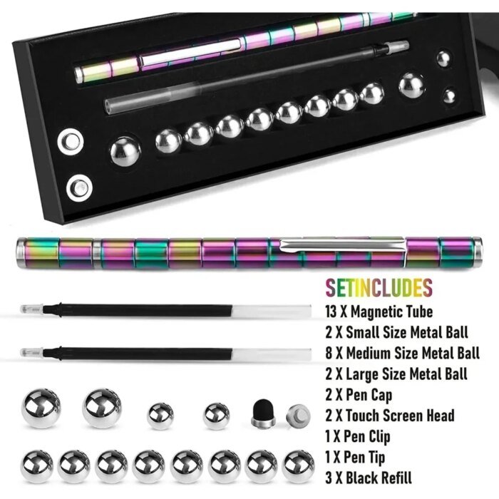 Decompression magnetic pen, fidgeting magnetic pen, multifunctional novel pen for relieving fidgety pressure, a gift for friends - Image 5