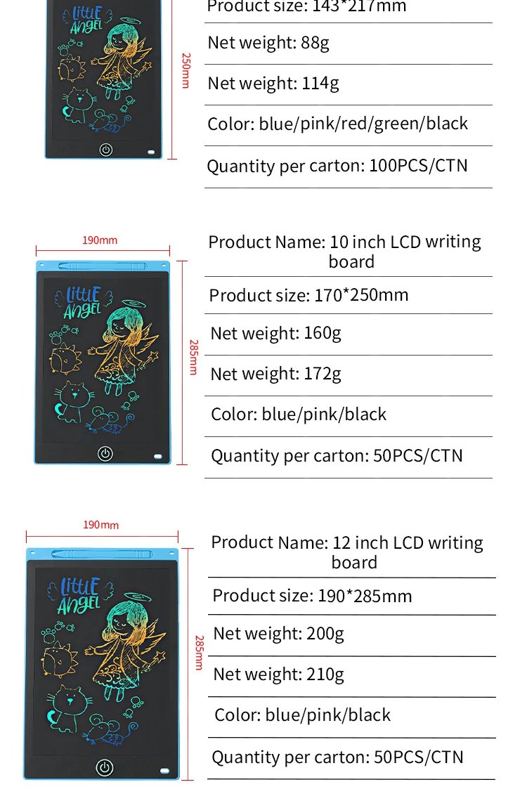 8.5 Inch LCD Writing Tablet Drawing Board Graffiti Sketchpad Mgaic Erasable Handwriting Pad Toys for Kids Boys Gifts