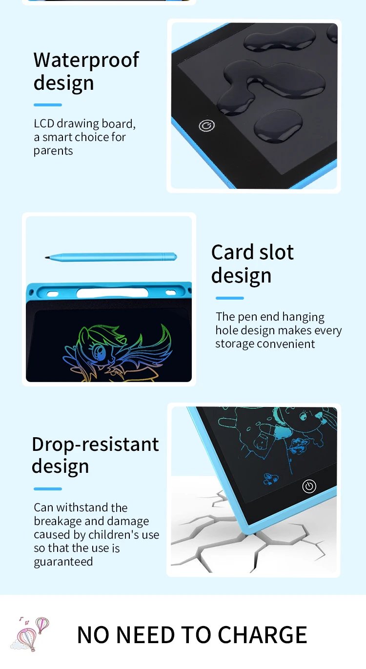 8.5 Inch LCD Writing Tablet Drawing Board Graffiti Sketchpad Mgaic Erasable Handwriting Pad Toys for Kids Boys Gifts