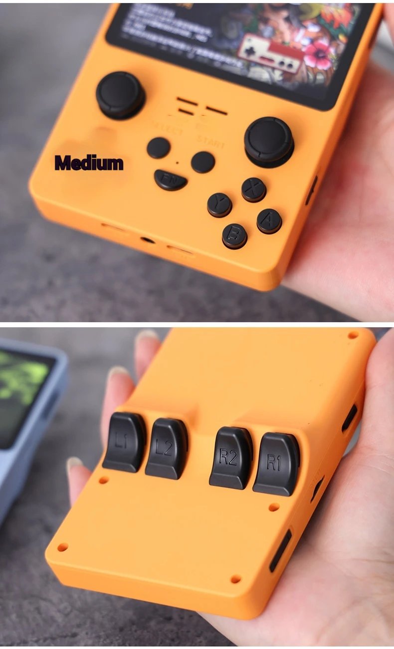 Powkiddy Rgb20s 640*480 3.5-Inch 4:3 Handheld Game Console Retro Open Source System Rk3326 Ips Screen Children'S Gifts 2024 New Powkiddy Rgb20s 640*480 3.5-Inch 4:3 Handheld Game Console Retro Open Source System Rk3326 Ips Screen Children'S Gifts 2024 New