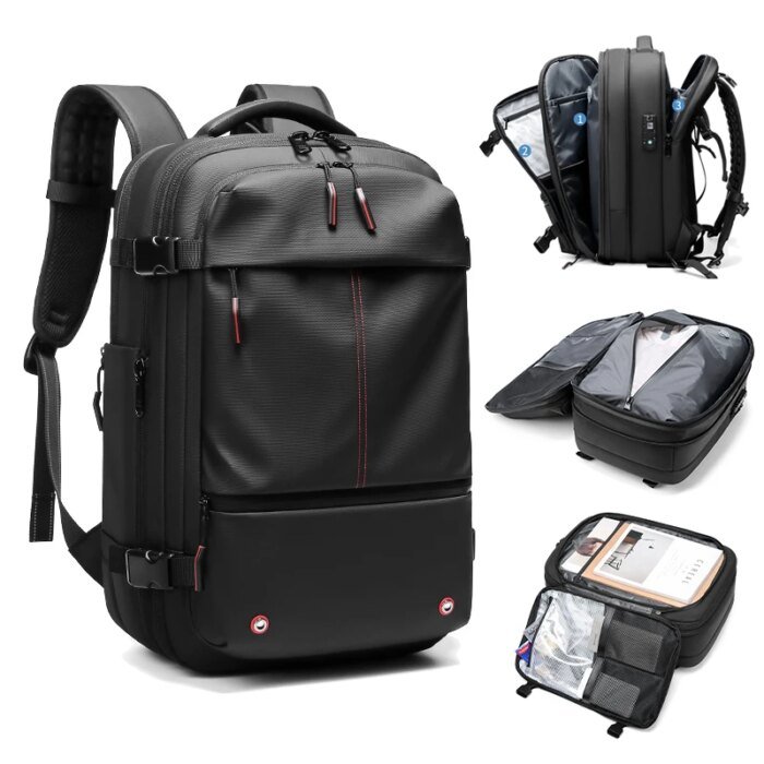 Vacuum  Backpack Business Large Capacity Travel Backpack expand outdoor backpack - Image 6