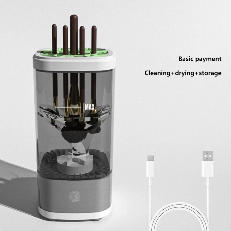 Automatic Electric Makeup Brush Cleaner Update 3 In 1 Type C-Charging Cosmetic Brush Washing Drying Tools Make Up Brush Cleaner Automatic Electric Makeup Brush Cleaner Update 3 In 1 Type C-Charging Cosmetic Brush Washing Drying Tools Make Up Brush Cleaner