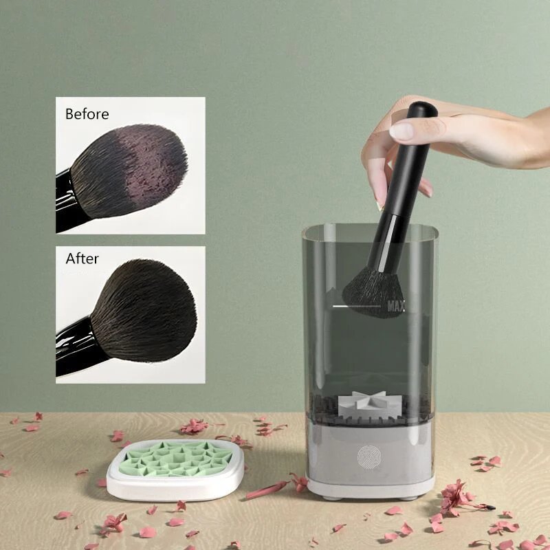 Automatic Electric Makeup Brush Cleaner Update 3 In 1 Type C-Charging Cosmetic Brush Washing Drying Tools Make Up Brush Cleaner Automatic Electric Makeup Brush Cleaner Update 3 In 1 Type C-Charging Cosmetic Brush Washing Drying Tools Make Up Brush Cleaner