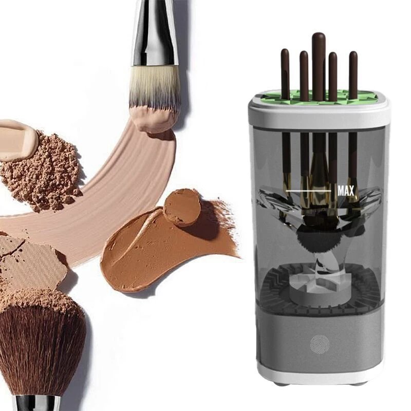 Automatic Electric Makeup Brush Cleaner Update 3 In 1 Type C-Charging Cosmetic Brush Washing Drying Tools Make Up Brush Cleaner Automatic Electric Makeup Brush Cleaner Update 3 In 1 Type C-Charging Cosmetic Brush Washing Drying Tools Make Up Brush Cleaner