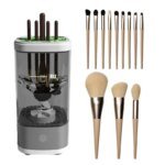 Automatic Electric Makeup Brush Cleaner Update 3 In 1 Type C-Charging Cosmetic Brush Washing Drying Tools Make Up Brush Cleaner - Image 2