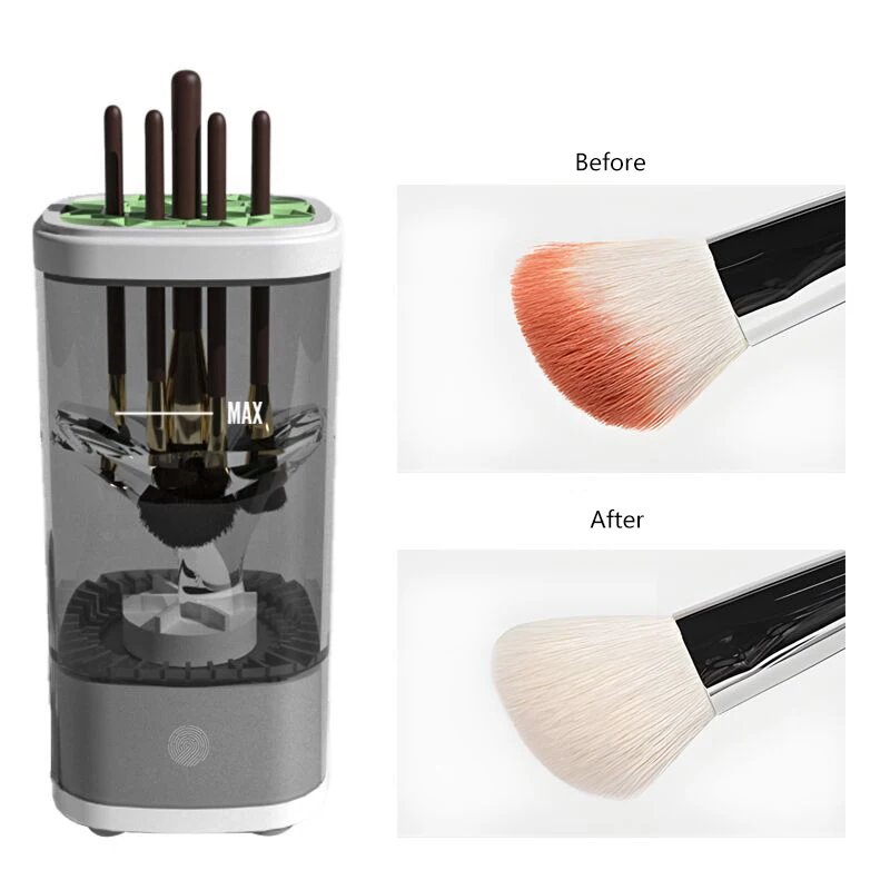 Automatic Electric Makeup Brush Cleaner Update 3 In 1 Type C-Charging Cosmetic Brush Washing Drying Tools Make Up Brush Cleaner Automatic Electric Makeup Brush Cleaner Update 3 In 1 Type C-Charging Cosmetic Brush Washing Drying Tools Make Up Brush Cleaner