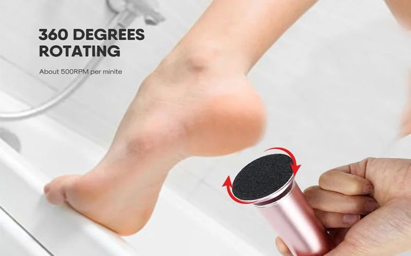 The Fast Rotating Electric Foot Grinder Comes With Replacement Sandpaper And An Electric Foot Grinder For Removing Calluses The Fast Rotating Electric Foot Grinder Comes With Replacement Sandpaper And An Electric Foot Grinder For Removing Calluses