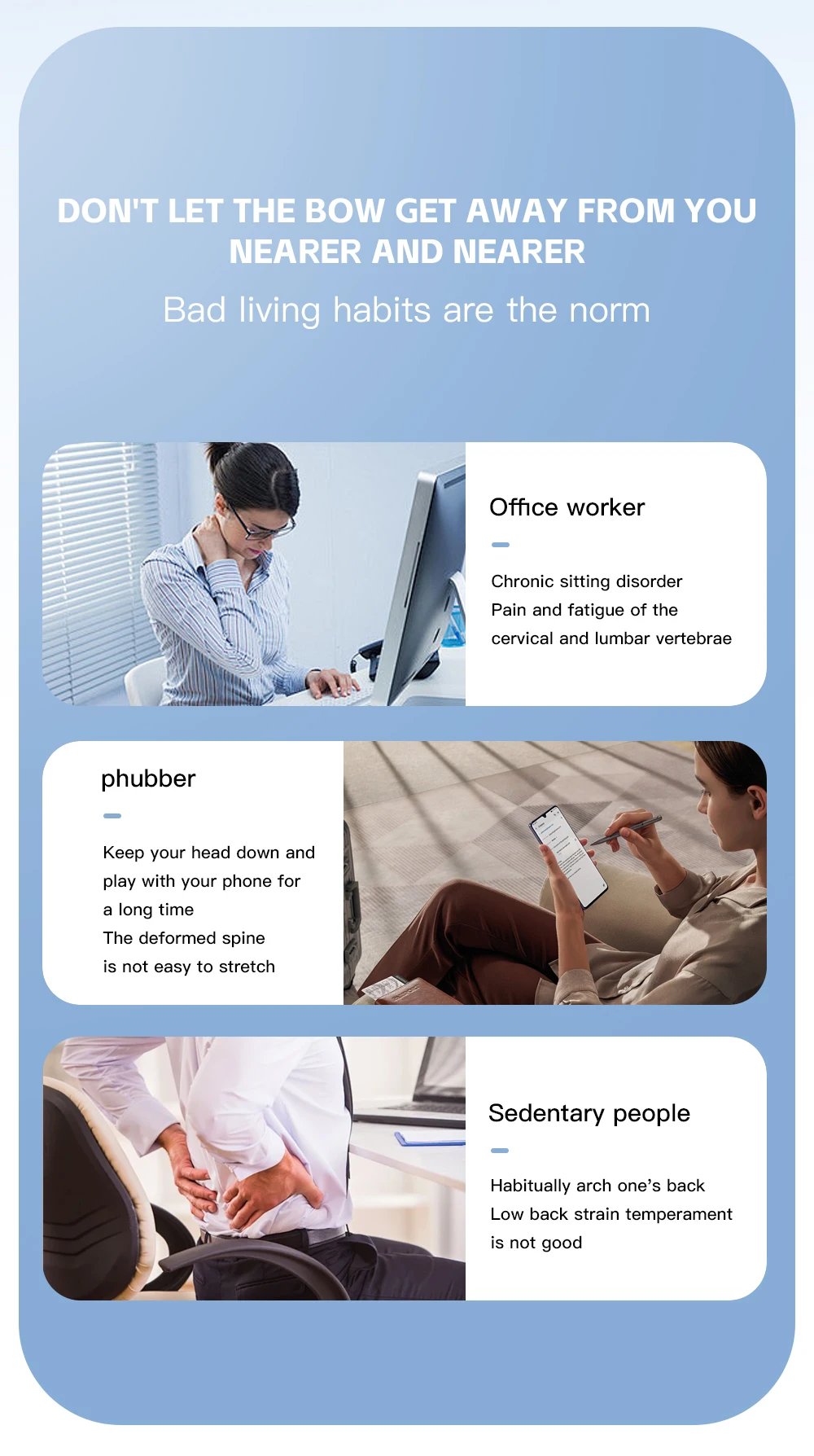 Posture Back Brace Adjustable Back Support Strap to Prevent Spinal Distortion and Hunchback Suitable for Men and Women