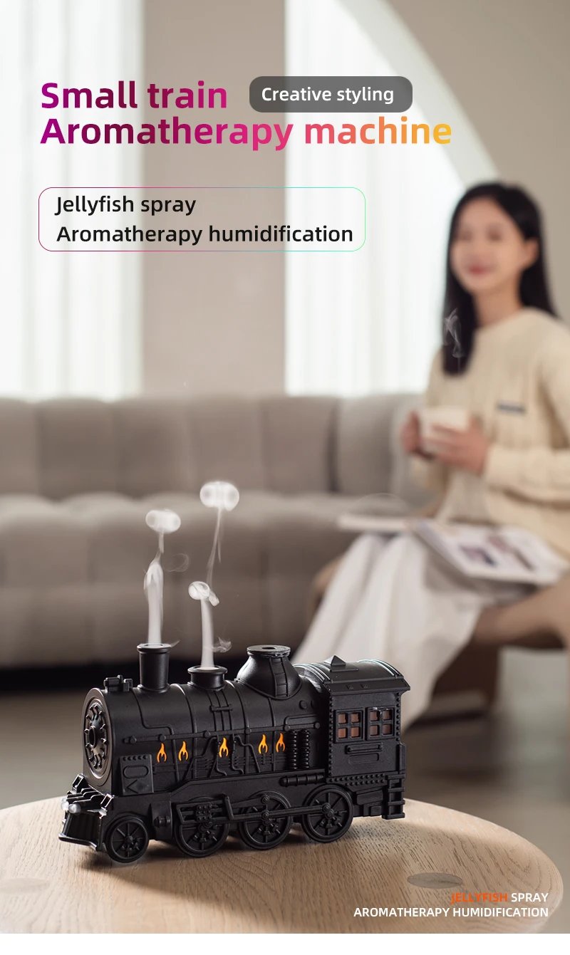 300ml Jellyfish Air Humidifier Essential Oil Diffuser Remote Control Room Electronic Character Humidifier Fragrance Diffuser