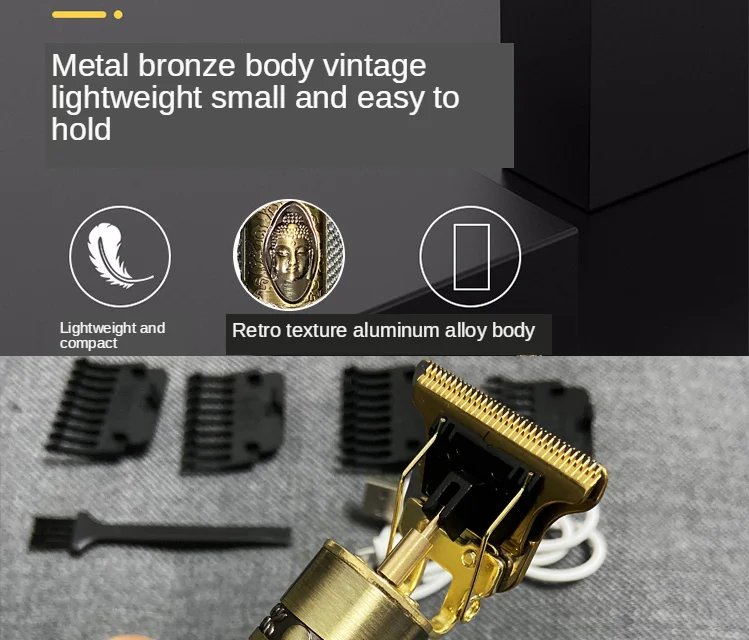 Tondeuse Dragon Vintage T9 Cordless Professional Hair Clippers Electric Trimmers For Men Clipper hair cutting machine Shaver