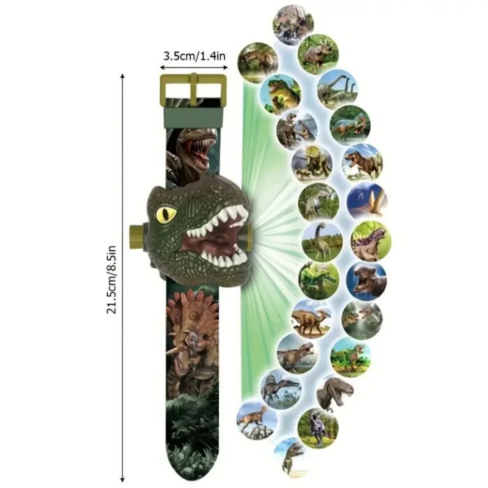 Dinosaur Projection Electronic Watch for Kids - Fun Luminous Toy - Image 6