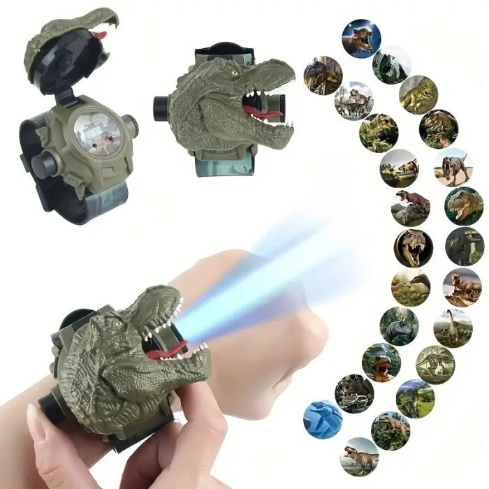 Dinosaur Projection Electronic Watch for Kids - Fun Luminous Toy - Image 2