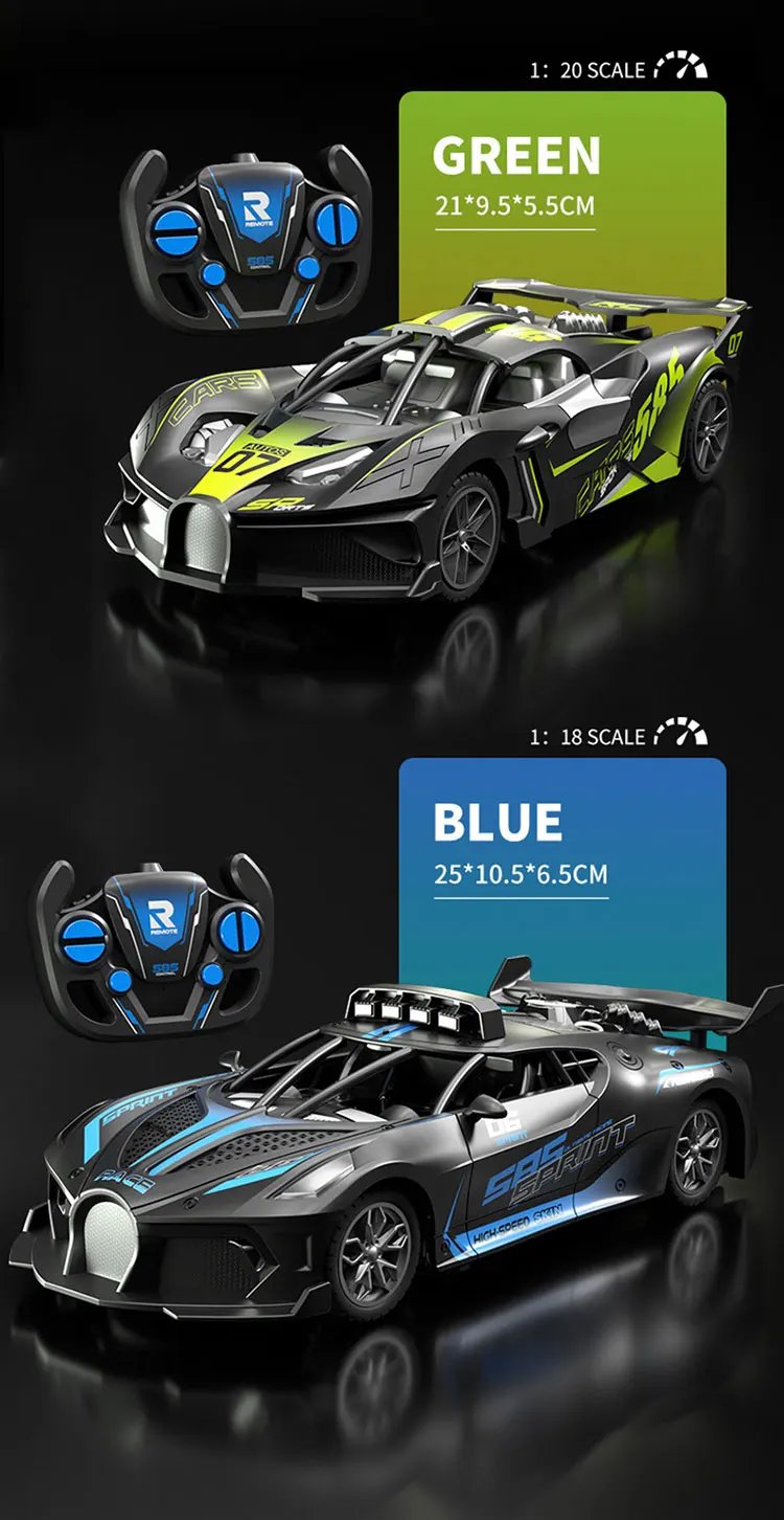 Rc Car 4Ch High-Speed Remote Control Drift Racing Car Electric Sportscar Toy Vehicle Model Toys for Boys Kids Birthday Gift
