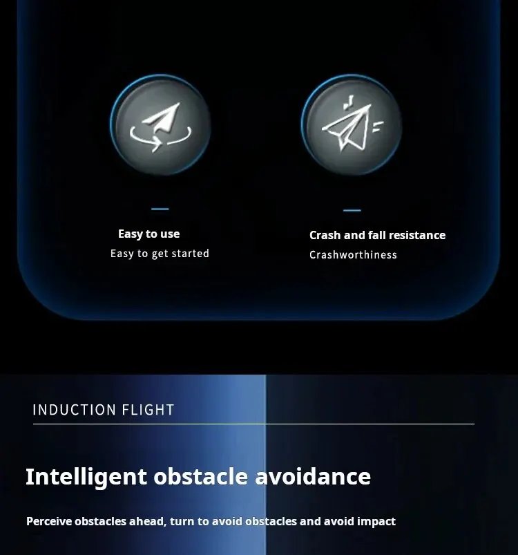 Intelligent Sensing Aircraft Mech Warrior Flying Robot Luminescent Suspension Gesture Sensing Flying Ball