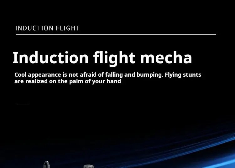 Intelligent Sensing Aircraft Mech Warrior Flying Robot Luminescent Suspension Gesture Sensing Flying Ball