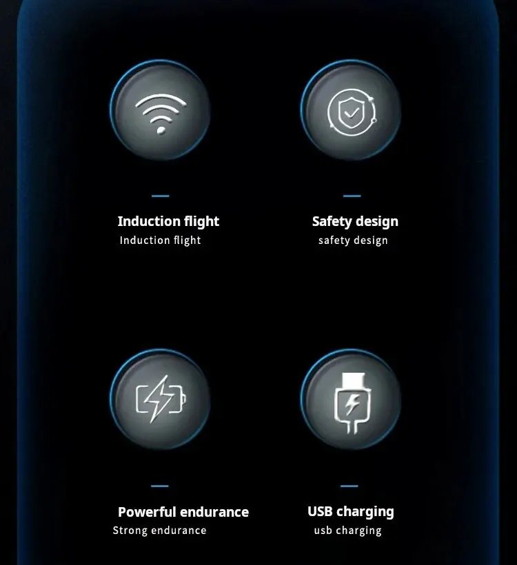Intelligent Sensing Aircraft Mech Warrior Flying Robot Luminescent Suspension Gesture Sensing Flying Ball