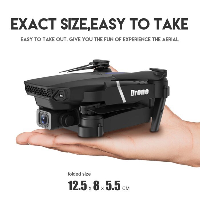 RC Drone 4K Professional With 1080P Wide Angle HD Camera Foldable Helicopter WIFI FPV Height Hold Gift Toy - Image 4