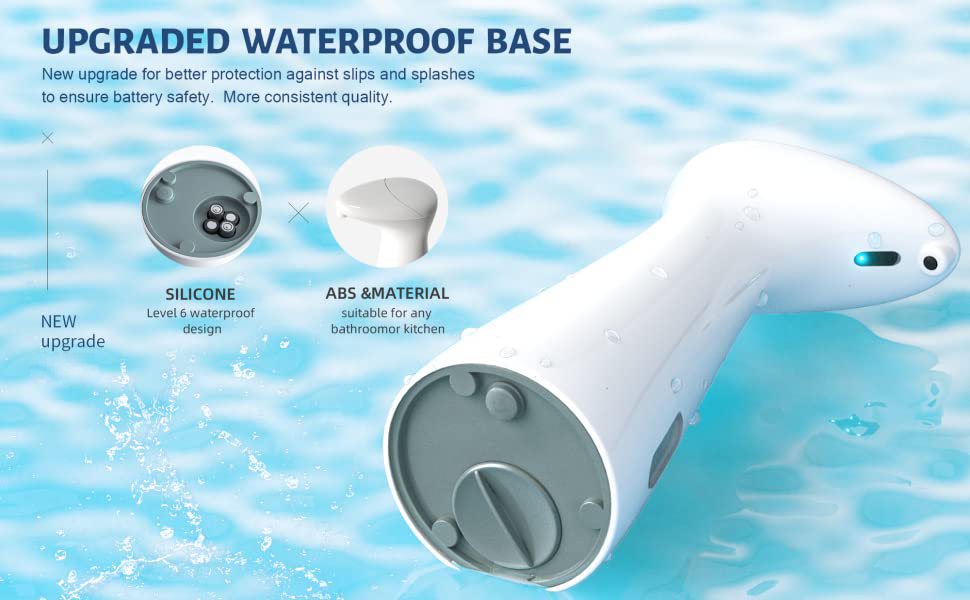 Automatic Sensor Soap Dispenser White High Quality Abs Waterproof Hand Soap Sensor Bathroom Smart Wash Handpiece Automatic Sensor Soap Dispenser White High Quality Abs Waterproof Hand Soap Sensor Bathroom Smart Wash Handpiece
