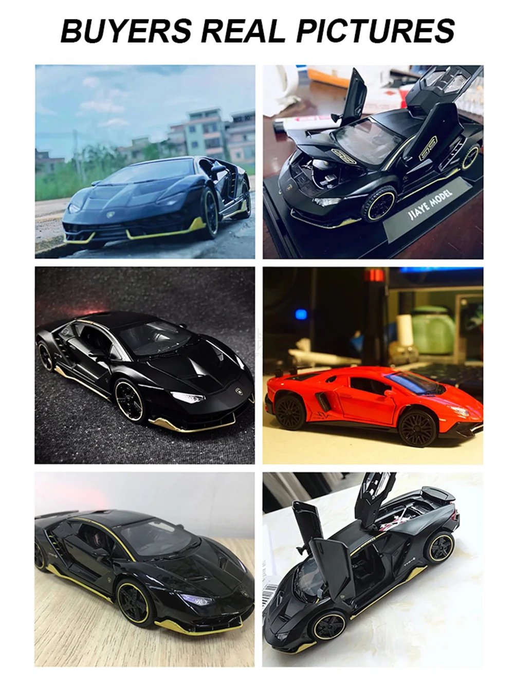 1/32 Cars Toys Auto To Scale Lambor LP770 Diecast Model Cars Alloy Autos Toys Gift for Boys Pull Back Light Music Kids Car