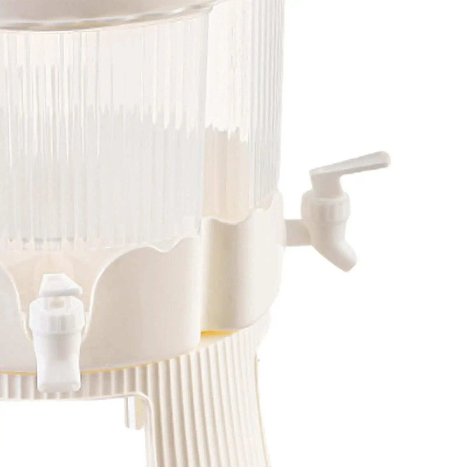 Iced Juice Drink Dispenser 6 Liters Removable 4 Grid Rotate 360° Large Capacity