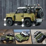 Land Off-road Defender Classic Car Building Blocks 42110 Set Model MOC Vehicle Toys Bricks for Boys Adult Gift - Image 4
