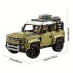 Land Off-road Defender Classic Car Building Blocks 42110 Set Model MOC Vehicle Toys Bricks for Boys Adult Gift - Image 2