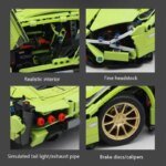 Racing Sport Car Model Building Blocks Mechanical Speed Vehicle Supercar Brick Toys Kid Adult Gifts - Image 3
