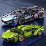 Racing Sport Car Model Building Blocks Mechanical Speed Vehicle Supercar Brick Toys Kid Adult Gifts - Image 2
