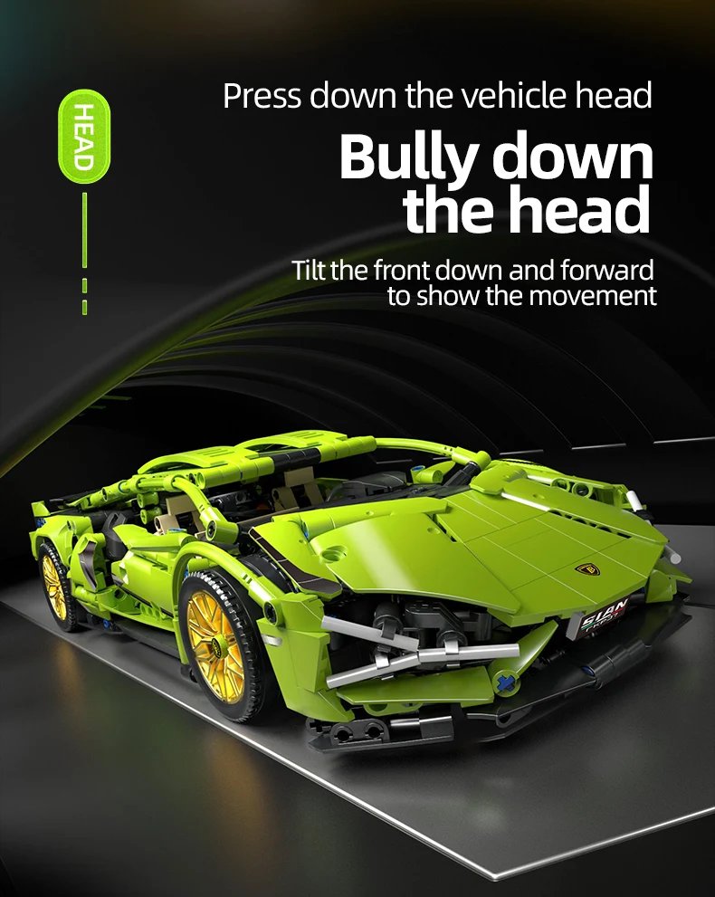 1:14 Technical 1280Pcs Racing Sport Car 42115 Model Building Blocks Mechanical Speed Vehicle Supercar Brick Toys Kid Adult Gifts 1:14 Technical 1280Pcs Racing Sport Car 42115 Model Building Blocks Mechanical Speed Vehicle Supercar Brick Toys Kid Adult Gifts