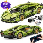 Racing Sport Car Model Building Blocks Mechanical Speed Vehicle Supercar Brick Toys Kid Adult Gifts