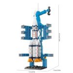 Aerospace Space Rocket Launch Center Base Puzzle Model Mini Building Blocks Assemble Bricks Children's Boys Kids Toys Montessor - Image 5