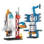 Aerospace Space Rocket Launch Center Base Puzzle Model Mini Building Blocks Assemble Bricks Children's Boys Kids Toys Montessor - Image 2