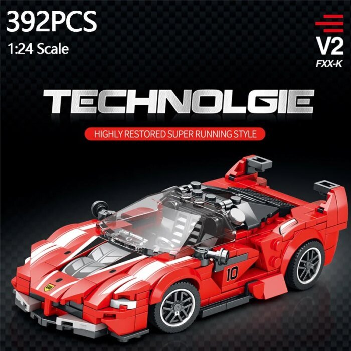 Sports Car Model Building Blocks City Classic Speed Champion Vehicle Bricks Toys Children DIY Assembly Christmas Gifts - Image 1