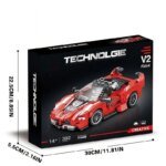 Sports Car Model Building Blocks City Classic Speed Champion Vehicle Bricks Toys Children DIY Assembly Christmas Gifts - Image 5