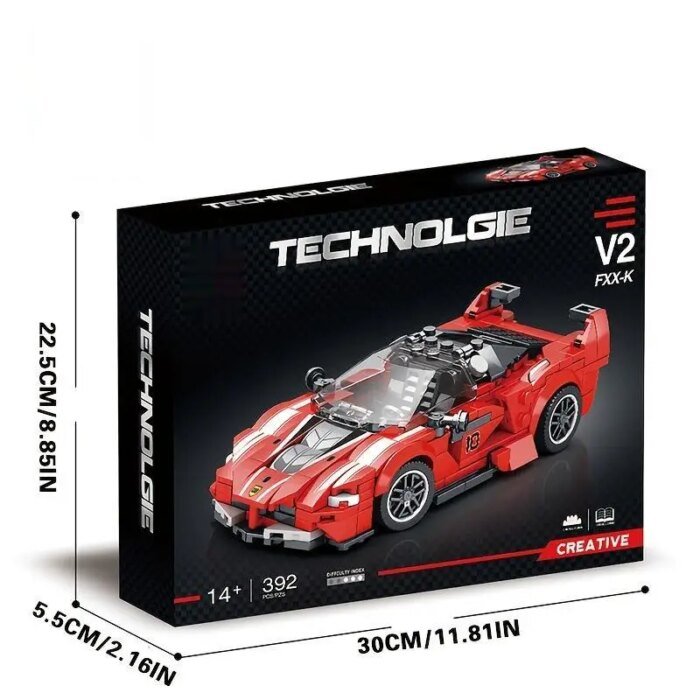 Sports Car Model Building Blocks City Classic Speed Champion Vehicle Bricks Toys Children DIY Assembly Christmas Gifts - Image 5