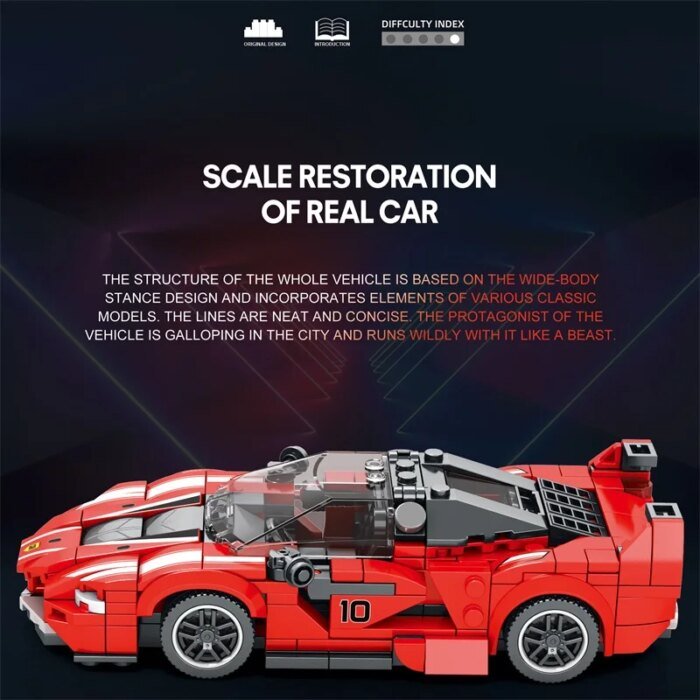 Sports Car Model Building Blocks City Classic Speed Champion Vehicle Bricks Toys Children DIY Assembly Christmas Gifts - Image 2