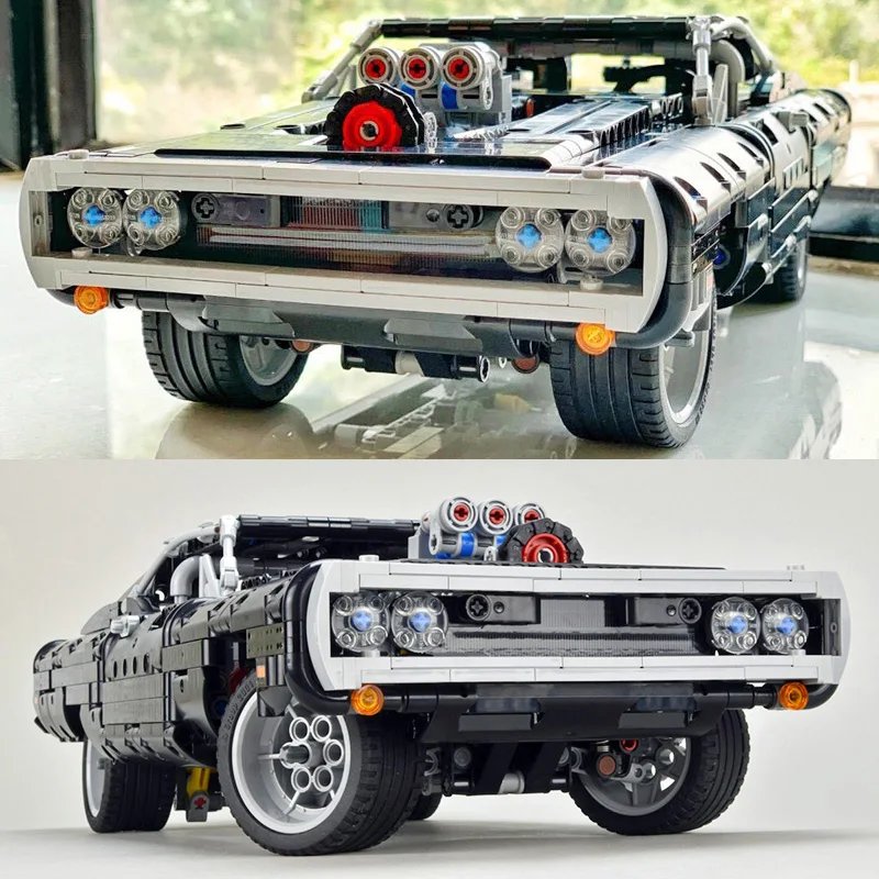 1077PCS Mechanical Set Series Racing Building Blocks Children's Educational Toys Model Assemble Bricks Party Christmas Gifts