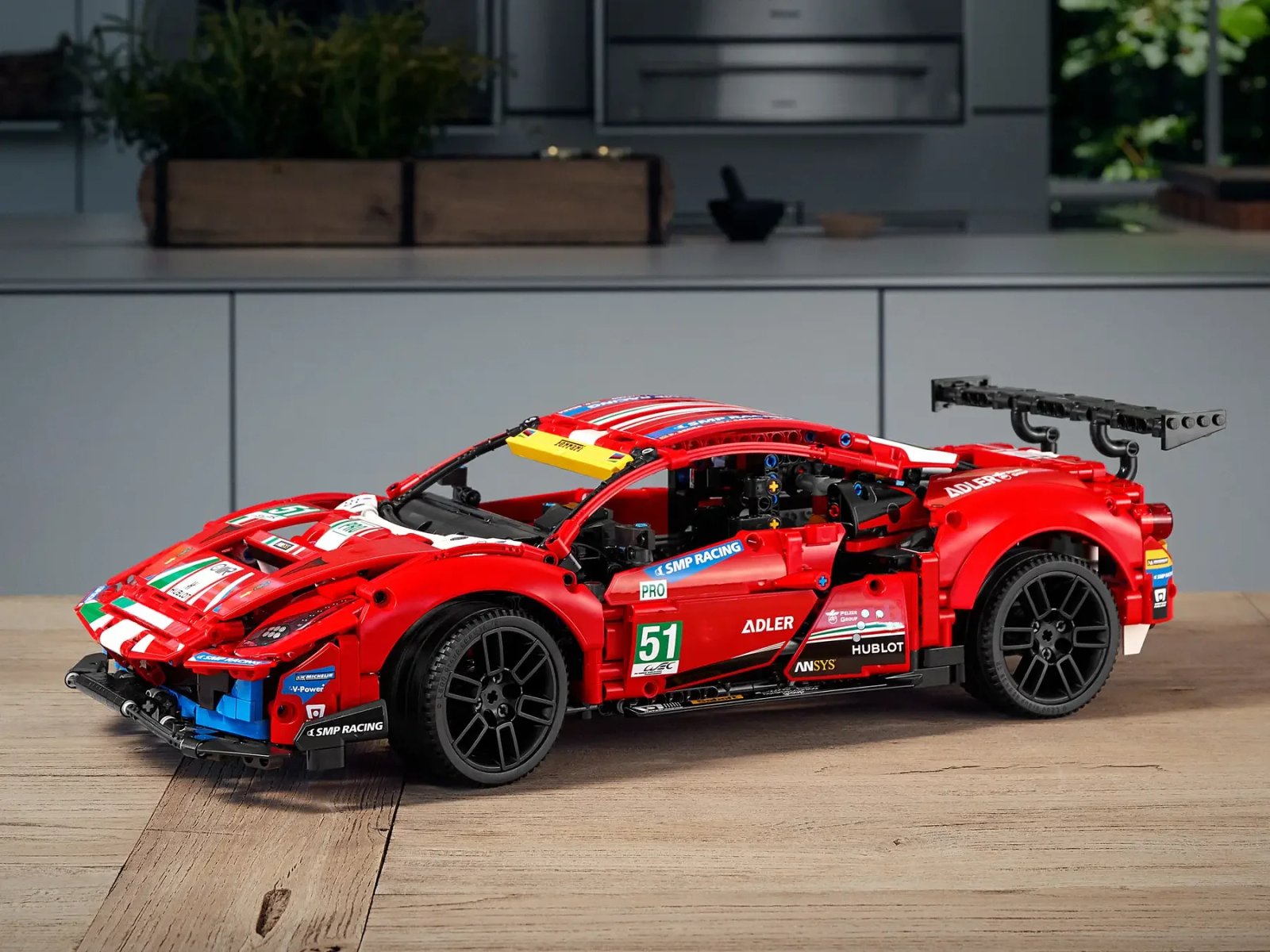 488 GTE Bricks 42125 Technical Series 1648Pcs Supercar Building Blocks Sports Race Car Vehicle Model Assembly Kid Adult Toy Gift