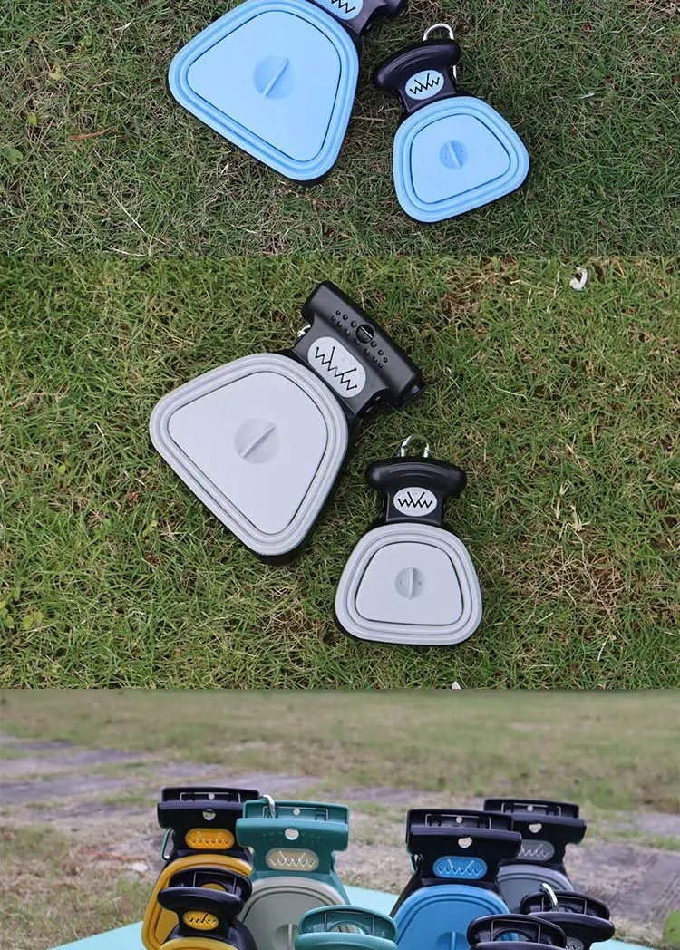 Dog Pet Travel Foldable Pooper Scooper  Decomposable bags Poop Scoop Clean Pick Up Excreta Cleaner