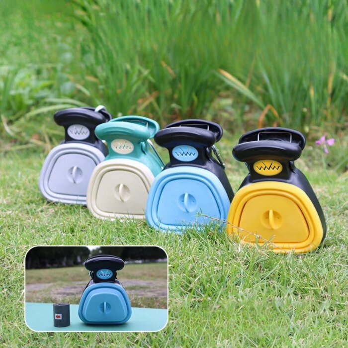 Dog Pet Travel Foldable Pooper Scooper  Decomposable bags Poop Scoop Clean Pick Up Excreta Cleaner - Image 1