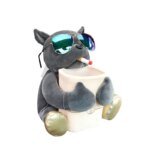Cartoon Cute Car Tissue Box Creative Car Armrest Box Garbage Can 2 In 1 Tissue Bag Multi-functional Storage Bag For Home Office - Image 6