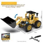 3D Metal Puzzles DIY Assembly Model Engineering Vehicle Long Nose Truck Loader Crane Mixer Car Educational Toys for Children - Image 6