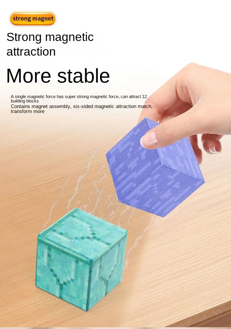New Magnetic Blocks-Build Mine Magnet World Set for Boys Girls, Sensory Construction Toys for Toddlers Christmas Gifts New Magnetic Blocks-Build Mine Magnet World Set for Boys Girls, Sensory Construction Toys for Toddlers Christmas Gifts