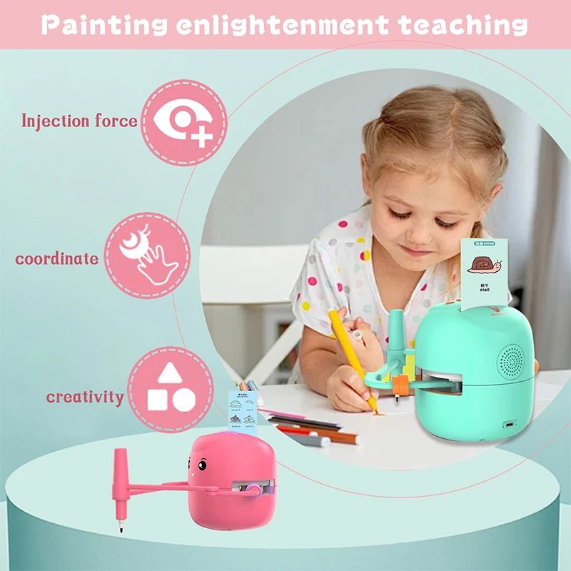 Smart Drawing Robot Intelligent Painting Robot Kids Drawing Toys For Children Birthday Gifts For Girls Early Educational Toys Smart Drawing Robot Intelligent Painting Robot Kids Drawing Toys For Children Birthday Gifts For Girls Early Educational Toys