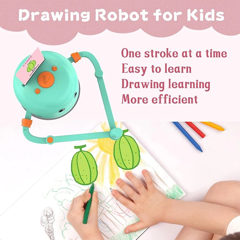 Smart Drawing Robot Intelligent Painting Robot Kids Drawing Toys For Children Birthday Gifts For Girls Early Educational Toys Smart Drawing Robot Intelligent Painting Robot Kids Drawing Toys For Children Birthday Gifts For Girls Early Educational Toys